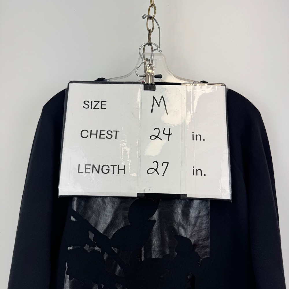 rag & bone Sweatshirt Men‎ M Black Liberty Graphic NWT - Picture 2 of 16